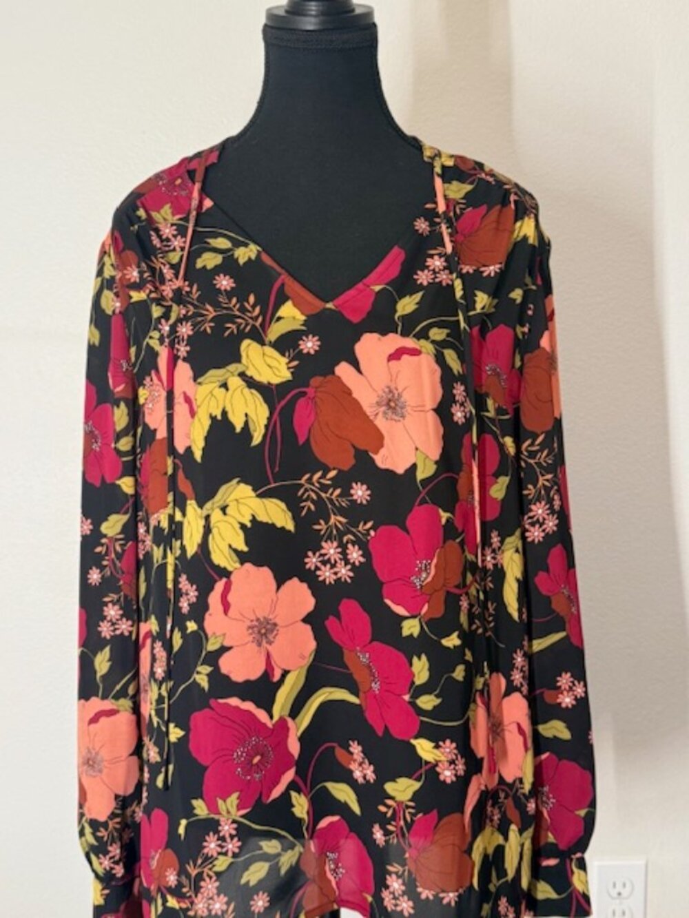 Floral blouse 10/L